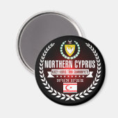 Noord-Cyprus Magneet (Voorkant / Achterkant)