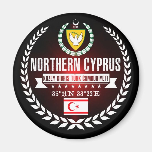 Noord-Cyprus Magneet (Voorkant)
