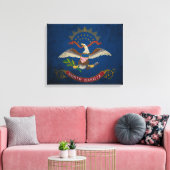 Noord-Dakota Canvas Afdruk (Insitu (Woonkamer))