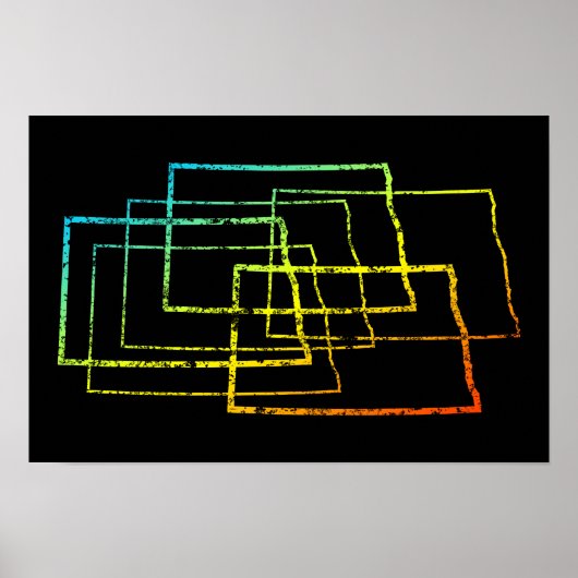 noord dakota chill blur poster (Voorkant)