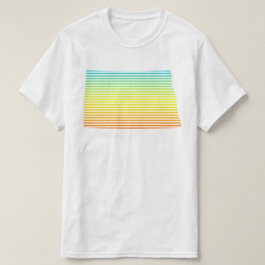noord dakota chill fade t-shirt (Design voorkant)