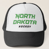 NOORD DAKOTA HOCKEY Mesh Trucker Hat Trucker Pet (Voorkant)