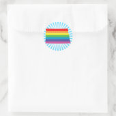 noord dakota pride . ronde sticker (Tas)