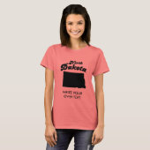 NOORD-DAKOTA STATE MOTTO T-SHIRT (Voorkant volledig)