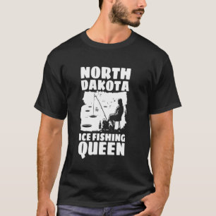 Noord Dekoat Ijsvissen Koningin T-shirt