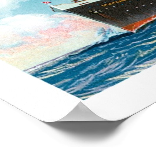 Noord-Duits Poster van Lloyd's ssStuttgart (Hoek)