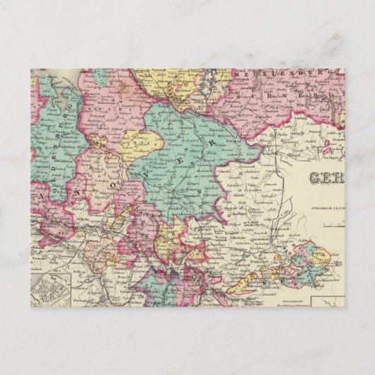 Noord-Duitsland 2 Briefkaart (Voorkant)