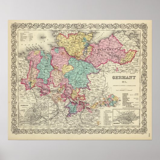 Noord-Duitsland 2 Poster (Voorkant)