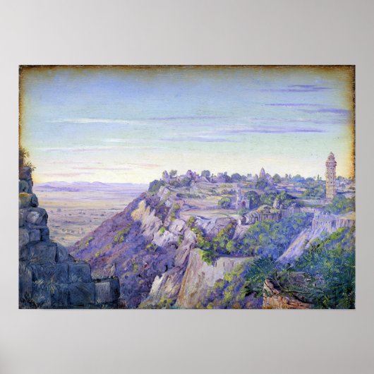 noord - een schilderij van het fort poster (Voorkant)