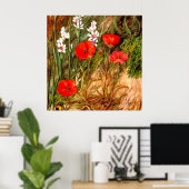 Noord - een Zuid - Afrikaanse soennidew Poster (Thuiskantoor)