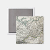 Noord- en Centraal-Azië Magneet (Voorkant / Achterkant)