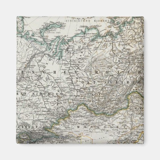 Noord- en Centraal-Azië Magneet (Voorkant)