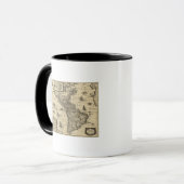 Noord- en Zuid-Amerika - Panoramische Kaart Mok (Voorkant links)