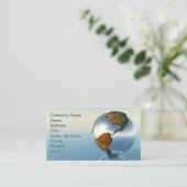 Noord- en Zuid-Amerika Visitekaartje (Staand voorkant)