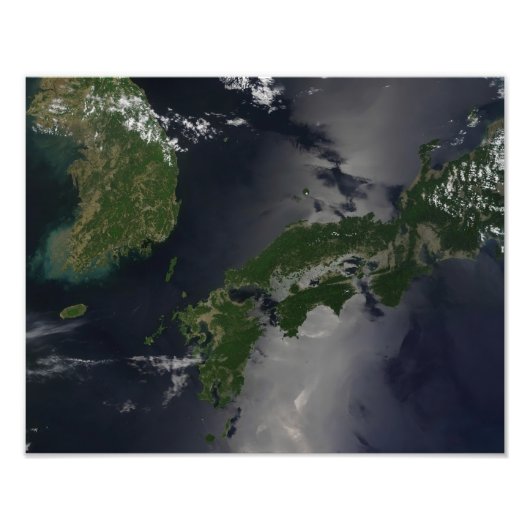 Noord- en Zuid-Korea, Foto Afdruk (Voorkant)