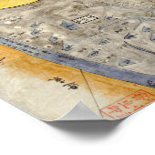 Noord- en Zuid-Korea Panorama Poster (Hoek)