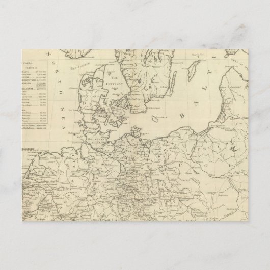 Noord-Europa Briefkaart (Voorkant)