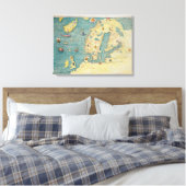 Noord-Europa Canvas Afdruk (Insitu (Slaapkamer))