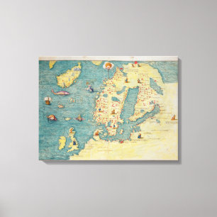 Noord-Europa Canvas Afdruk