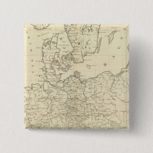 Noord-Europa Vierkante Button 5,1 Cm