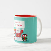 Noord-feestdag Tweekleurige Koffiemok (Voorkant rechts)