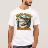 Noord-Florida eco-2-mannen T-shirt (Voorkant)