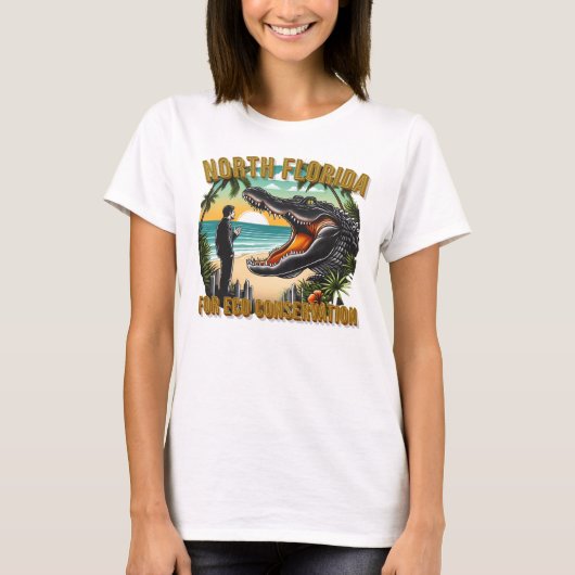 Noord-Florida eco-2-vrouwen T-shirt (Voorkant)