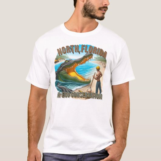 Noord-Florida eco con-Mannen T-shirt (Voorkant)