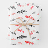 Noord-Fork Long Island Gift Wrapping Paper (In situ)