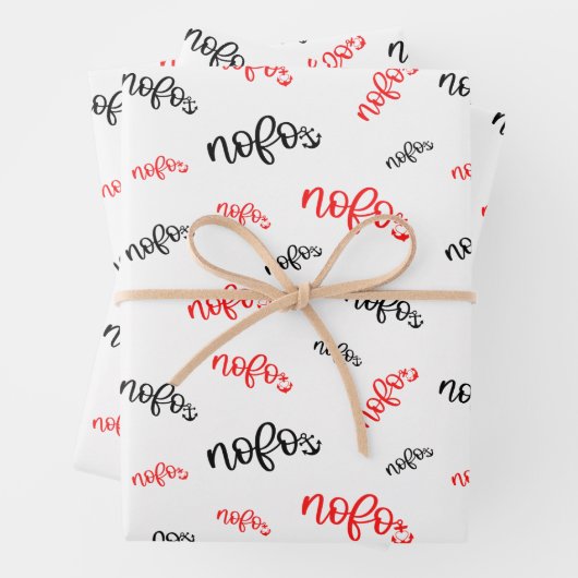 Noord-Fork Long Island Gift Wrapping Paper (In situ)