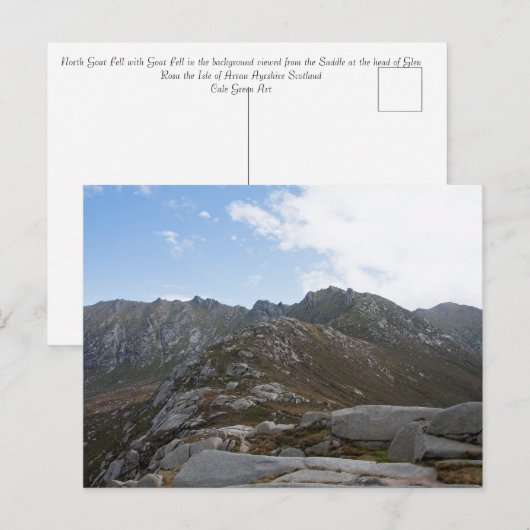 Noord-geitevel Briefkaart (Voorkant / Achterkant)