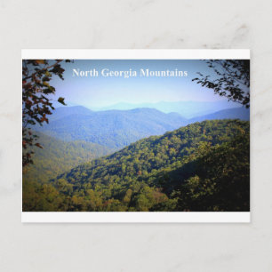 NOORD GEORGIA MOUNTAINS BRIEFKAART