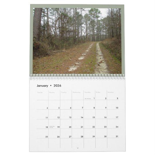 Noord-Georgië achterwegen Kalender (Jan 2026)