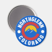 Noord-Glenn, Colorado Magneet (Voorkant / Achterkant)
