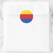 Noord-Holland Vlag Nederland Ronde Sticker (Tas)