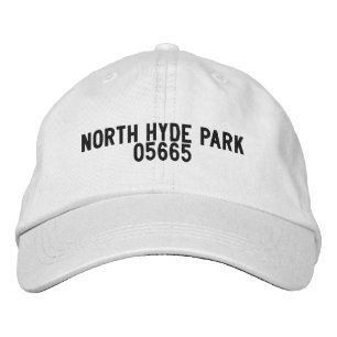 Noord Hyde Park Vermont Hoed Geborduurde Pet