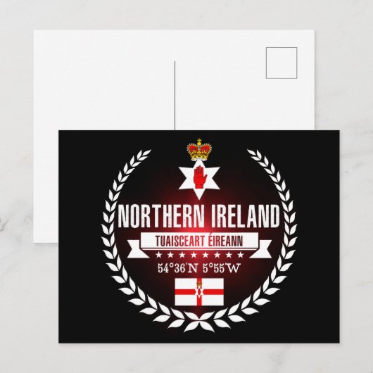 Noord-Ierland Briefkaart (Voorkant / Achterkant)