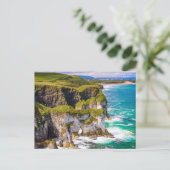 Noord-Ierland: Cliffs & Ocean Feestdagenkaart (Staand voorkant)