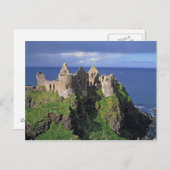 Noord-Ierland, County Antrim, Dunluce Briefkaart (Voorkant / Achterkant)