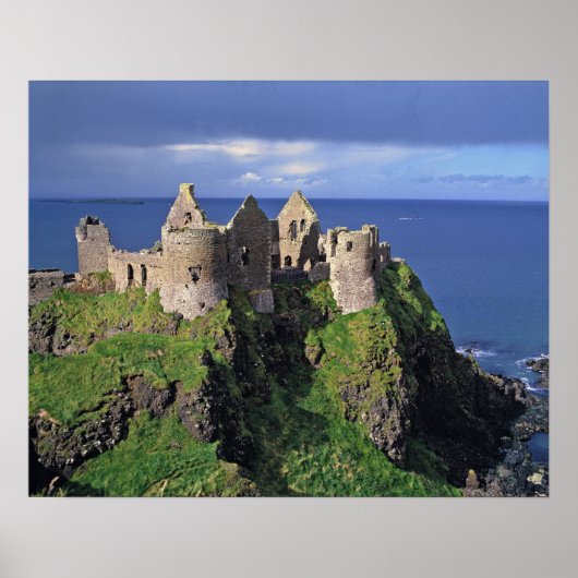 Noord-Ierland, County Antrim, Dunluce Poster (Voorkant)