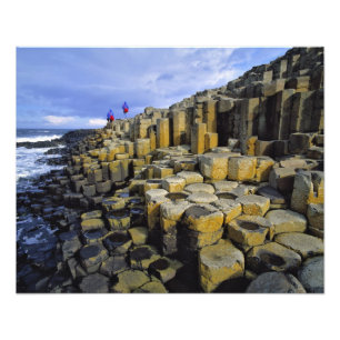 Noord-Ierland, County Antrim, Reuzen- Foto Afdruk