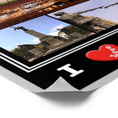 Noord-Ierland - Derry - I Love - Poster (Hoek)