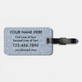 Noord-Ierland Ice Hockey Bagagelabel Sjabloon (Achterkant horizontaal)