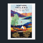 Noord-Ierland landschapsreizen, vintage-reizen Briefkaart<br><div class="desc">Ideaal afbeelding voor uw nieuwe afdrukontwerp. Het kan een mooi cadeau of een "finale aanraking" zijn om thuis te versieren.</div>