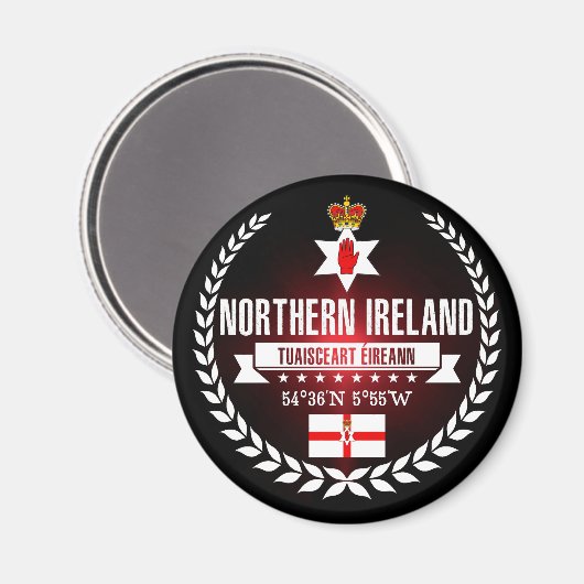 Noord-Ierland Magneet (Voorkant / Achterkant)