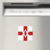 Noord-Ierland magneet - Star & Hand op Cross (Insitu (Vaatwasser))