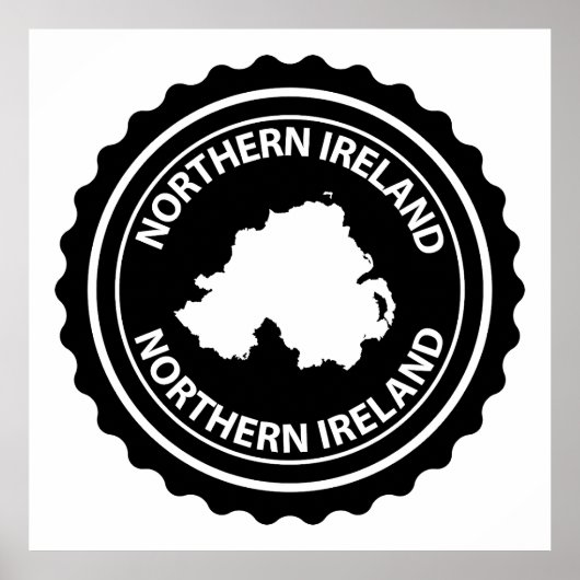 Noord-Ierland Poster (Voorkant)