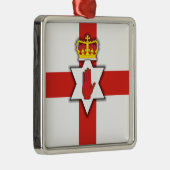 Noord-Ierland Pride Metalen Ornament (Rechts)