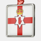 Noord-Ierland Pride Metalen Ornament (Links)