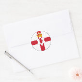 Noord-Ierland Provincie Ulster Euro Sticker (Envelop)